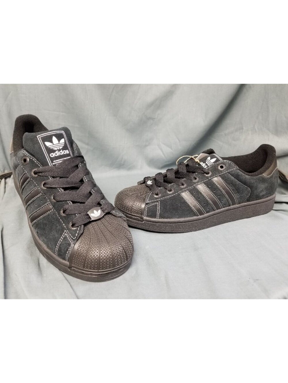 Adidas Superstar II Suede Core Black JH5470 Mens Size 7.5 NEW NO BOX!